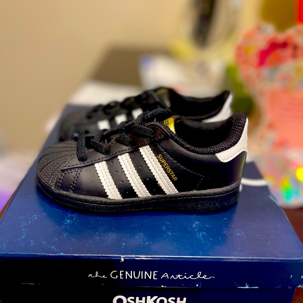 Unisex toddler superstar addidas